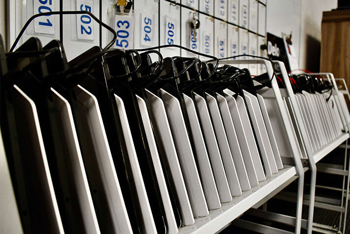 Shared devices charging station
